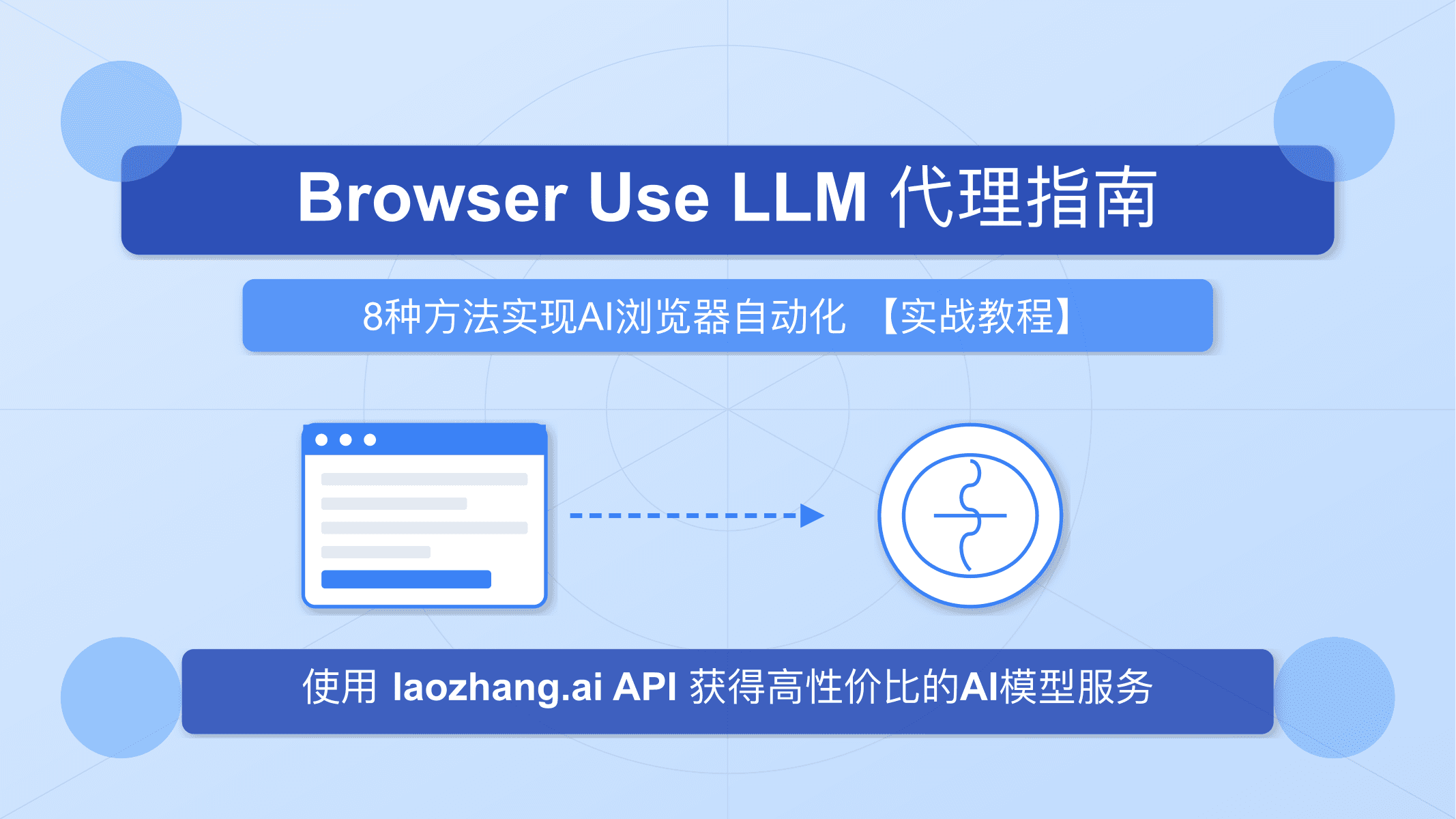 2025最全Browser Use LLM代理指南：8种方法实现AI浏览器自动化【实战教程】