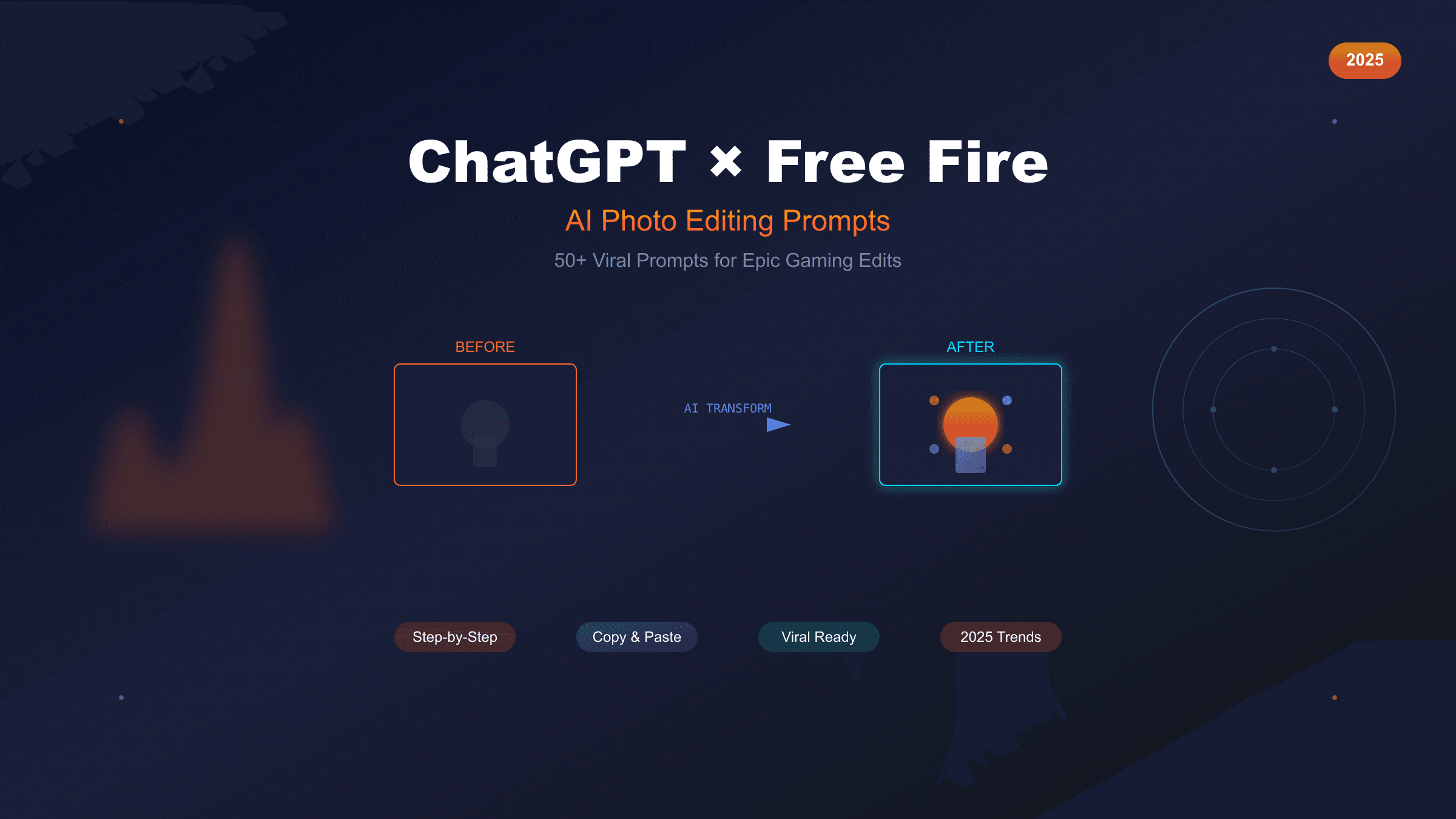 50+ ChatGPT Free Fire Photo Editing Prompts for Viral Gaming Edits [2025]