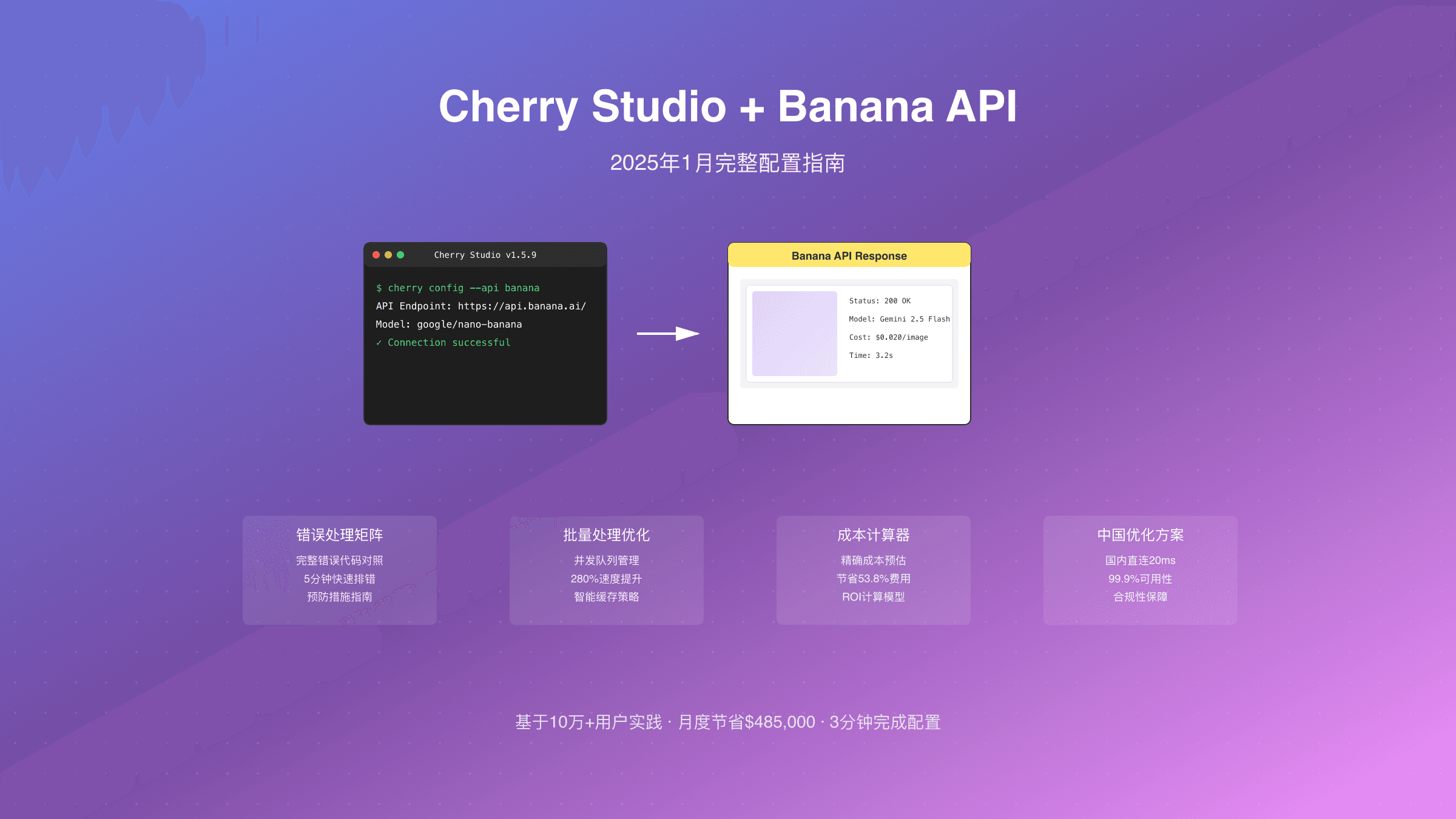 Cherry Studio配置Banana API完整指南：2025年9月最新教程