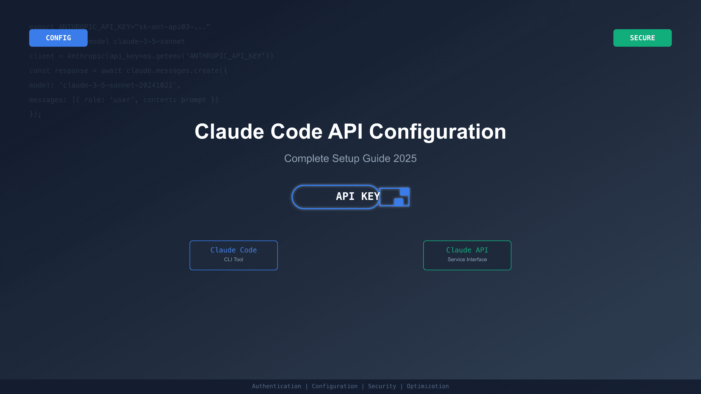 Claude Code API密钥完全指南：配置、获取与最佳实践（2025版）