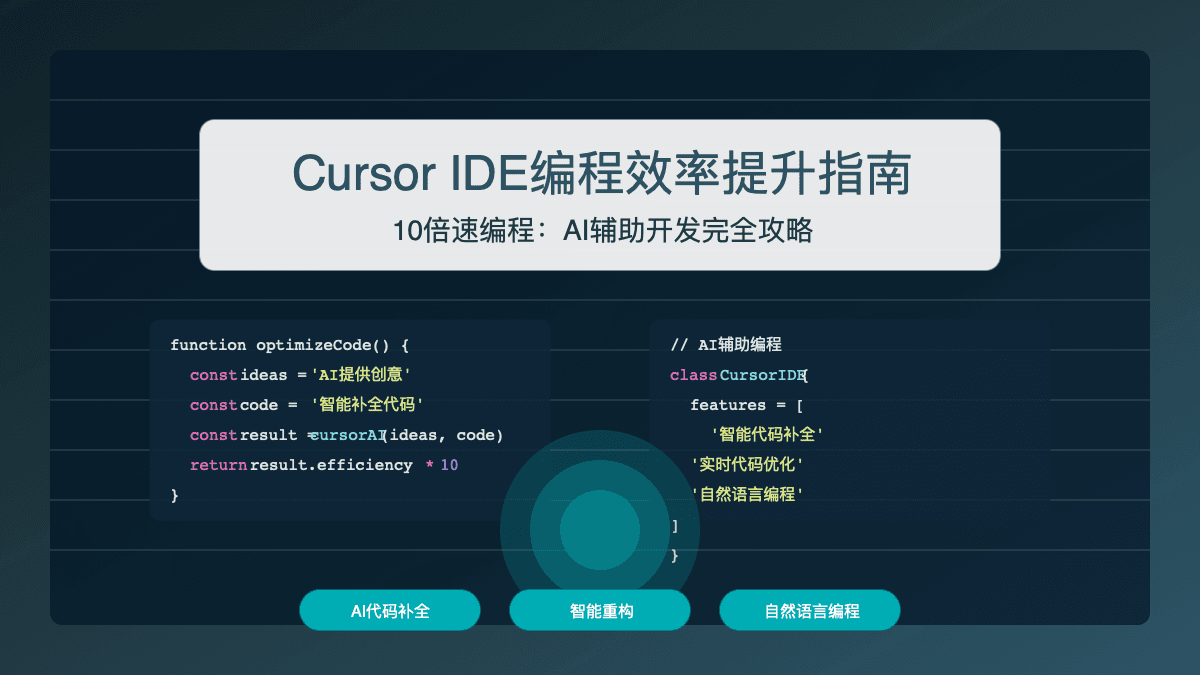 2025最新Cursor IDE效率指南：使用AI功能提升10倍编程速度【完全攻略】