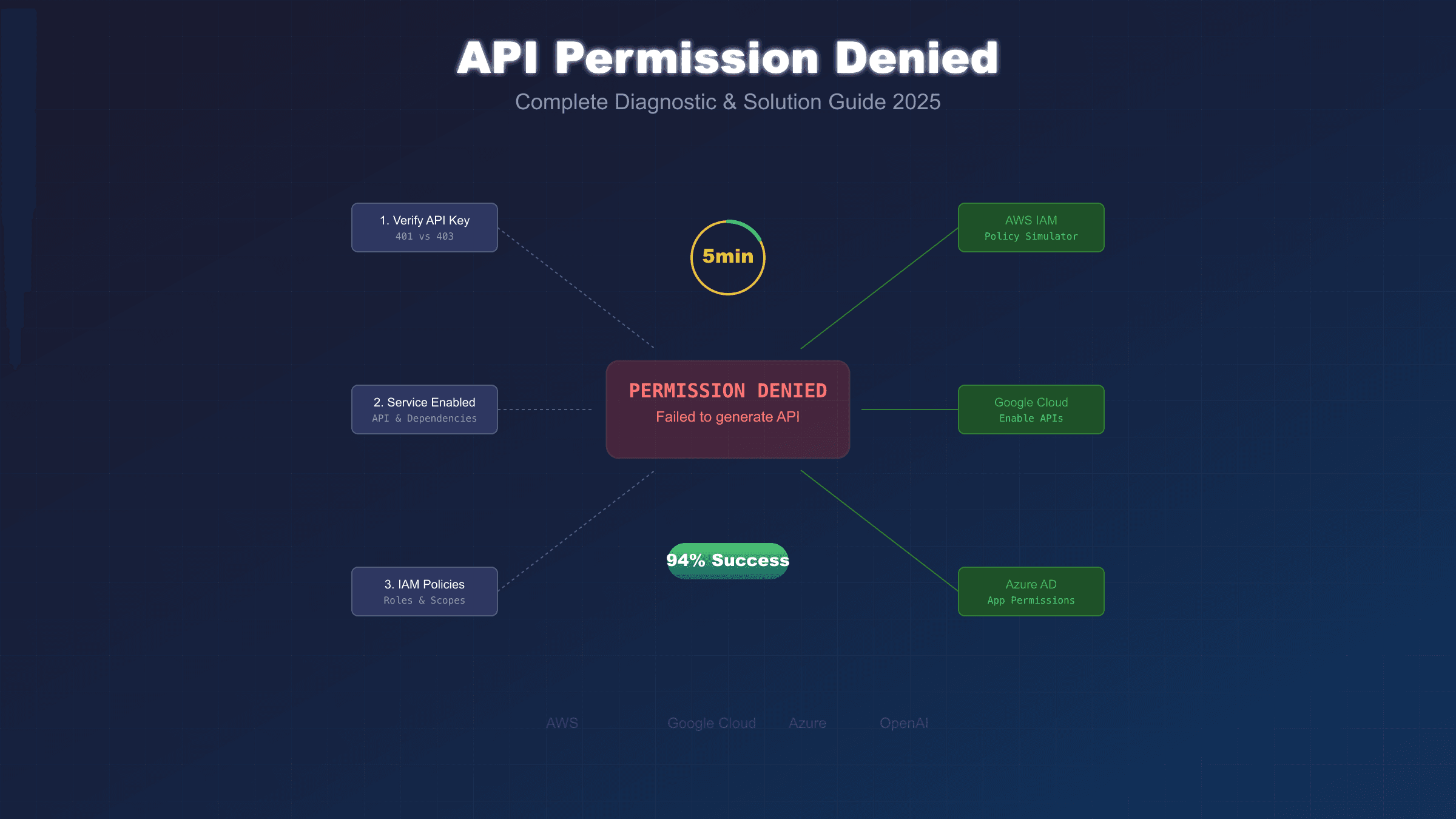 解决"Failed to Generate API Permission Denied"错误：2025完整指南