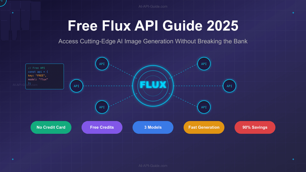 Free Flux API Guide 2025: Access Top AI Image Generation Without Credit Card + 90% Savings