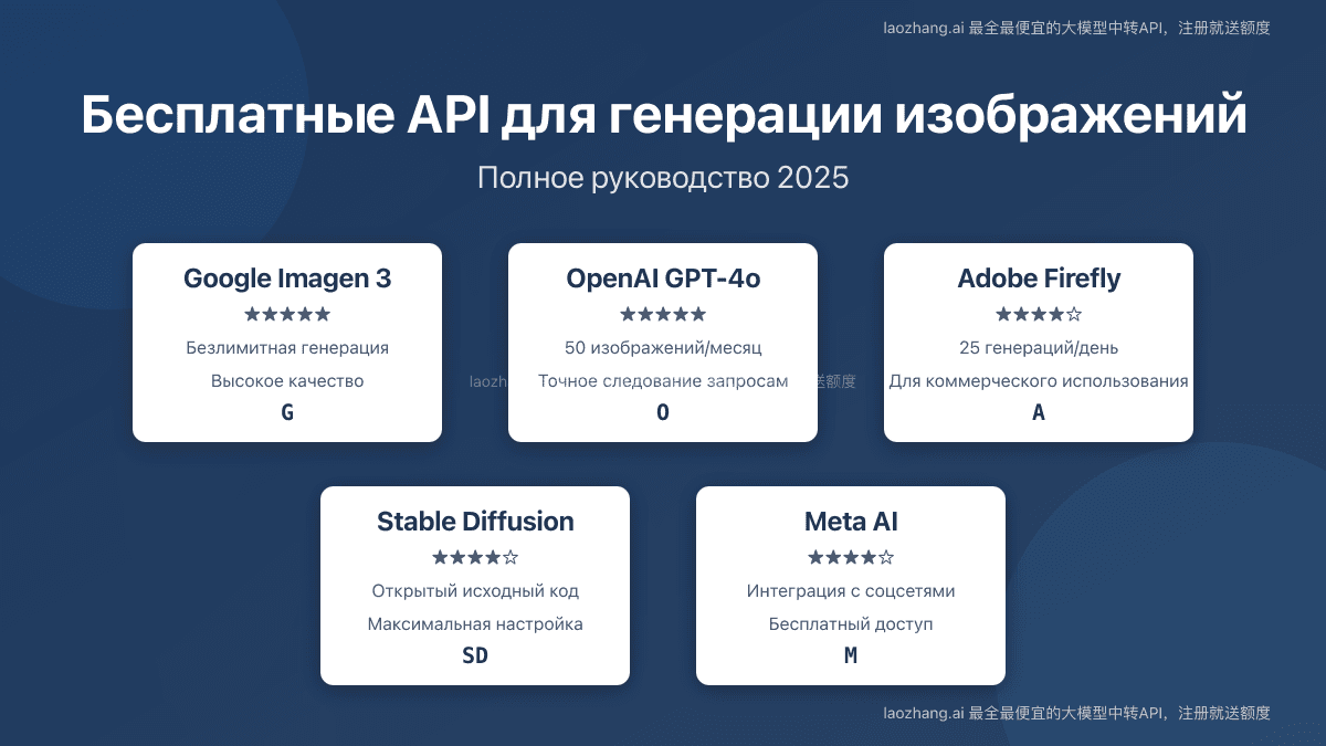 Бесплатные API для генерации изображений: полное руководство 2025