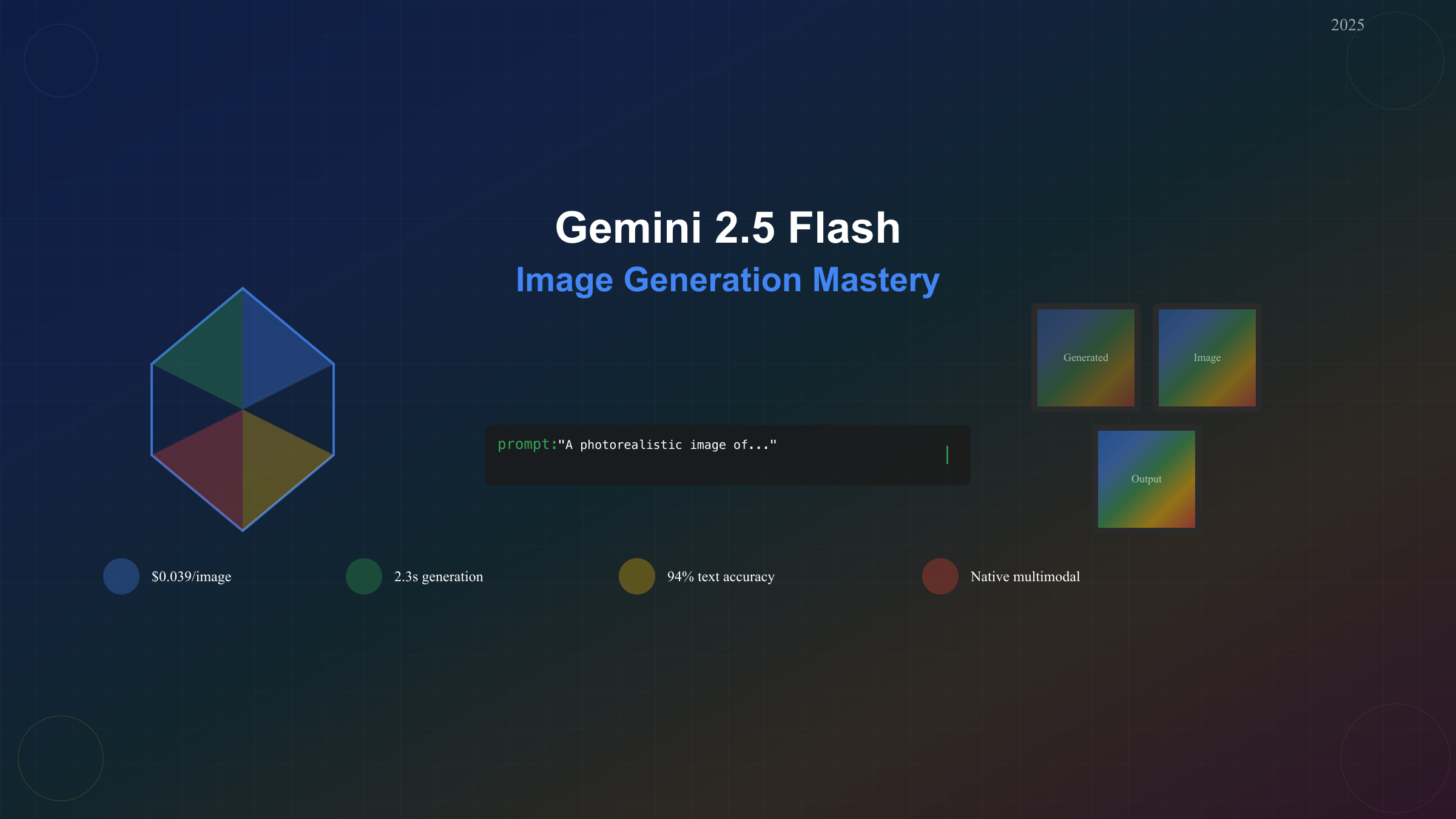 如何为Gemini 2.5 Flash图像生成编写最佳提示词：2025完整指南