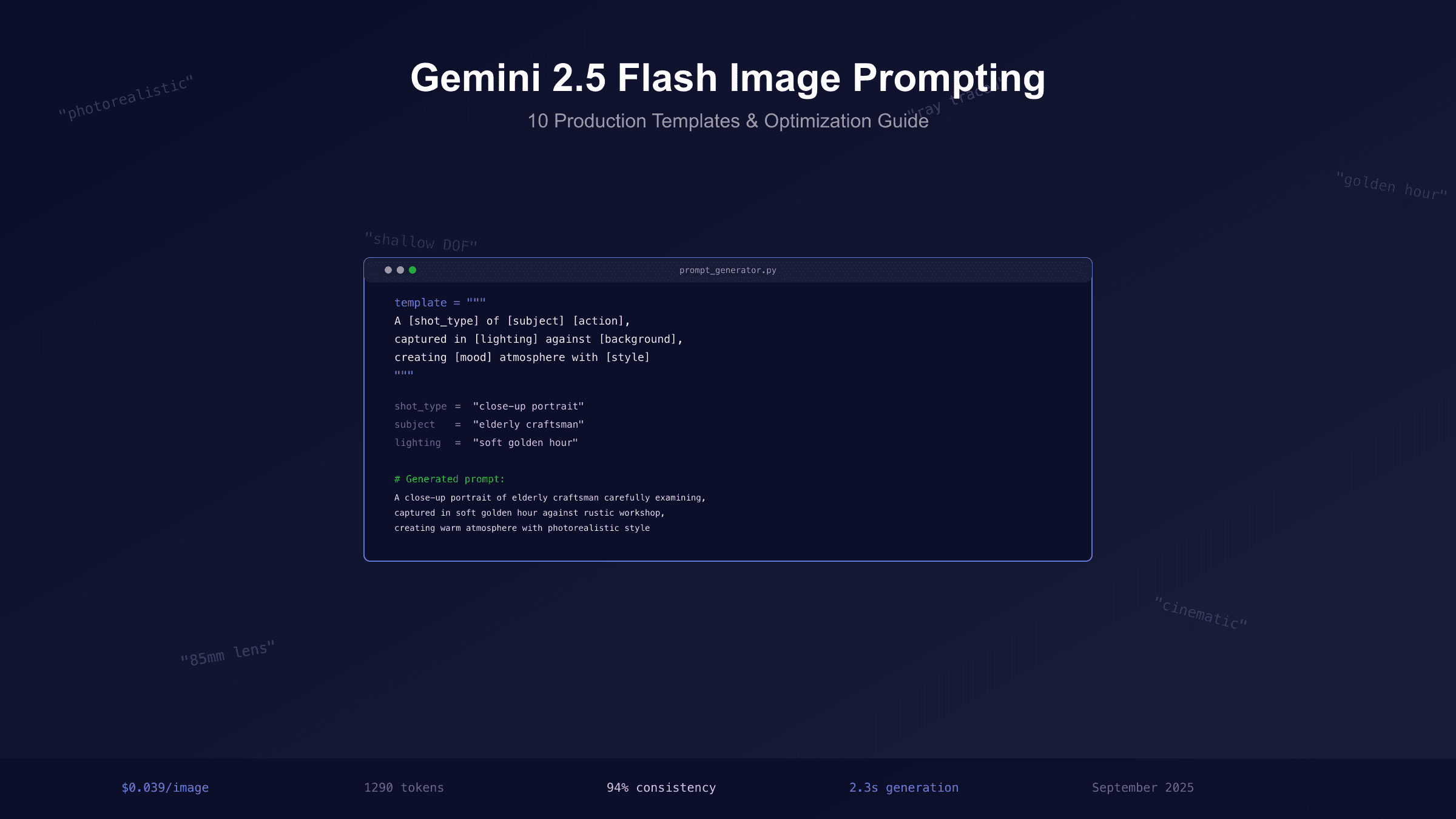Master Gemini 2.5 Flash Image Prompting: 10 Production Templates & Cost Optimization Guide (2025)
