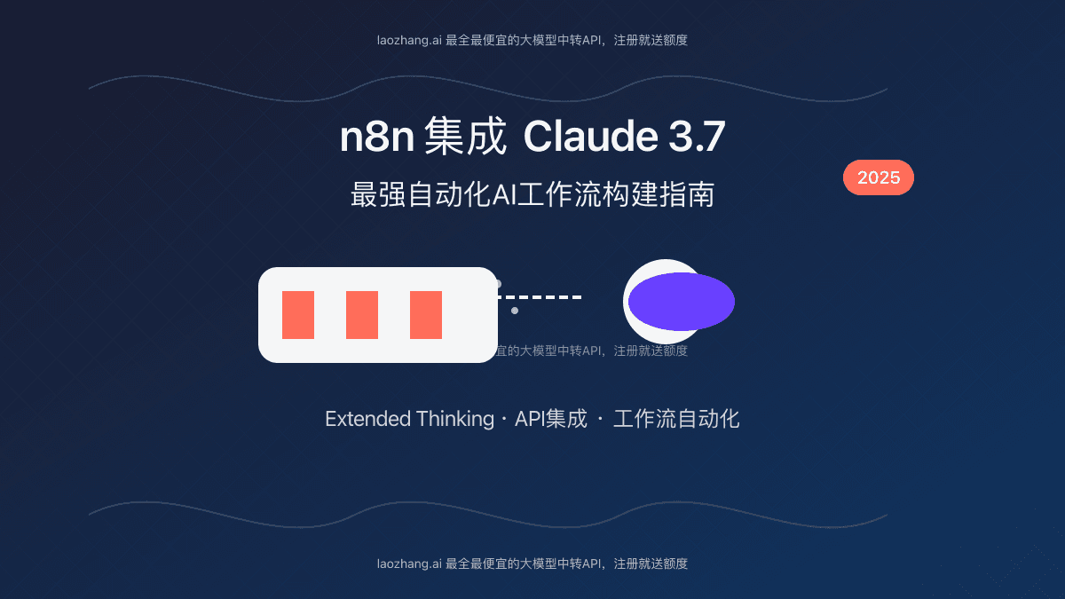 n8n集成Claude 3.7完全指南：最强自动化AI工作流构建2025