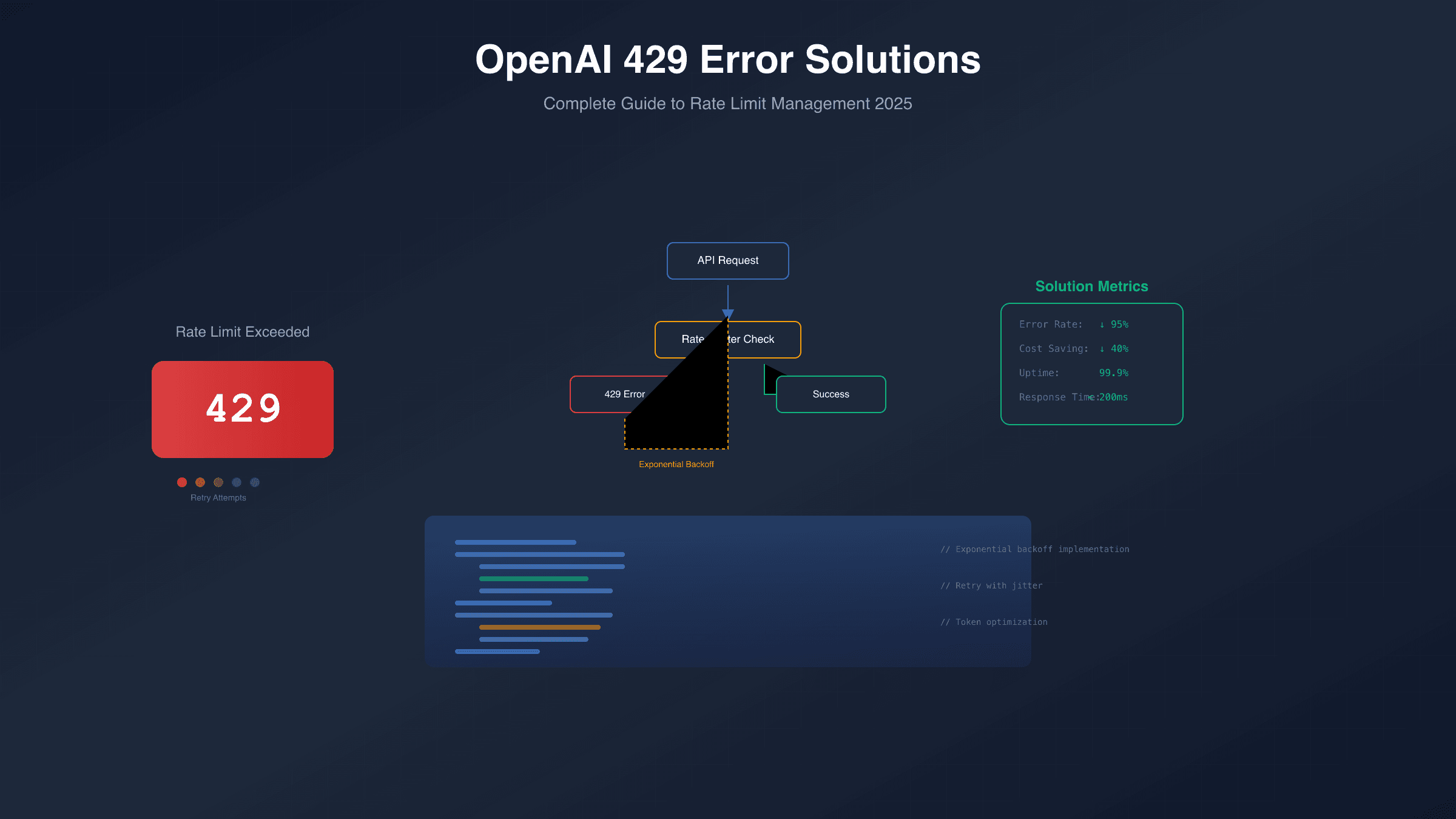 OpenAI 429错误完整解决方案：2025年最新限制与最佳实践