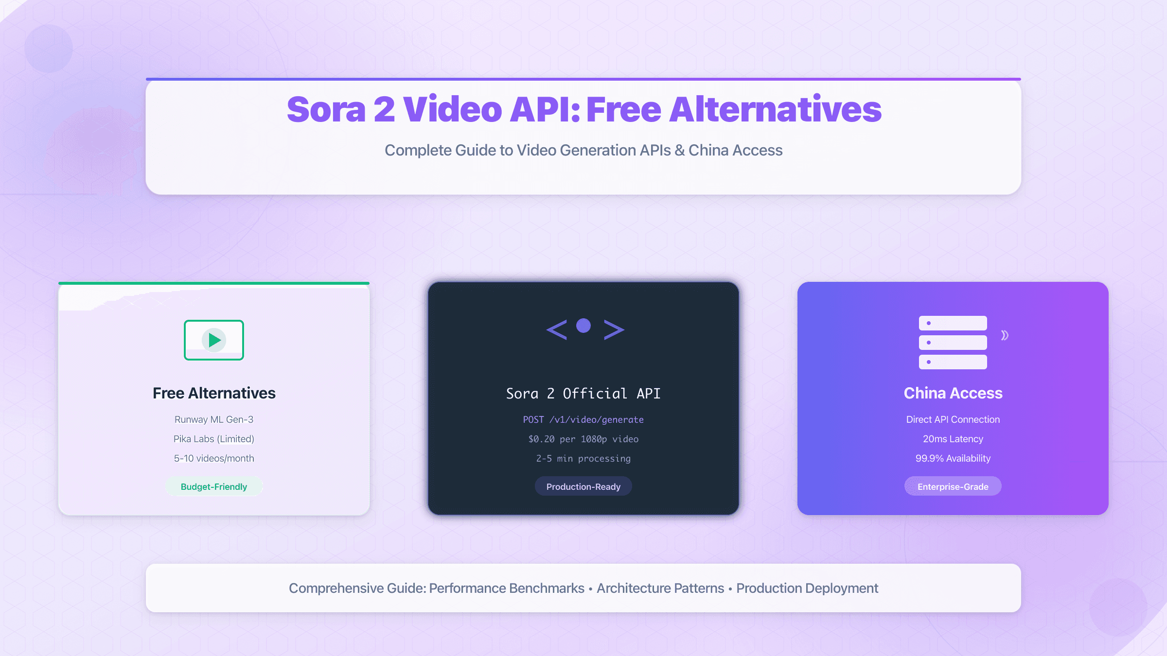 Sora 2 Video API: Free Alternatives & Official API Guide (2025)