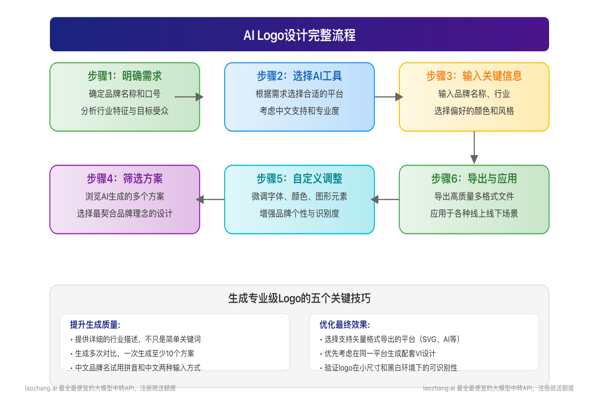 AI Logo设计流程