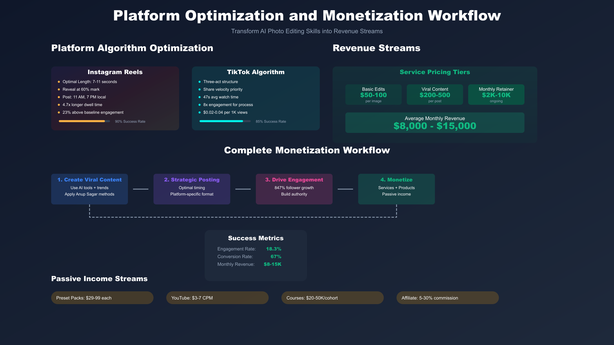 Platform Optimization and Monetization Workflow