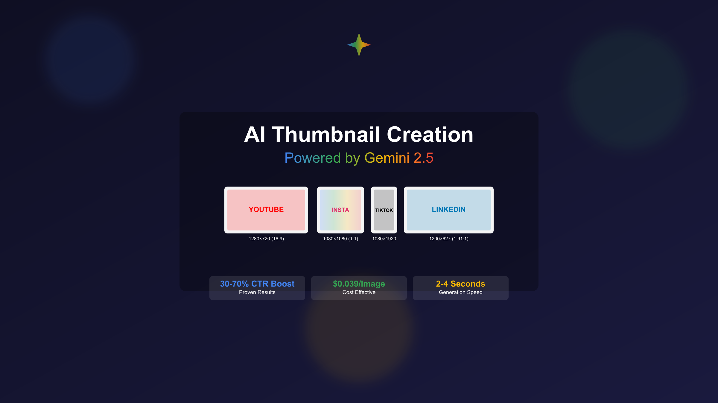 AI Thumbnail Creation with Gemini Platform Overview