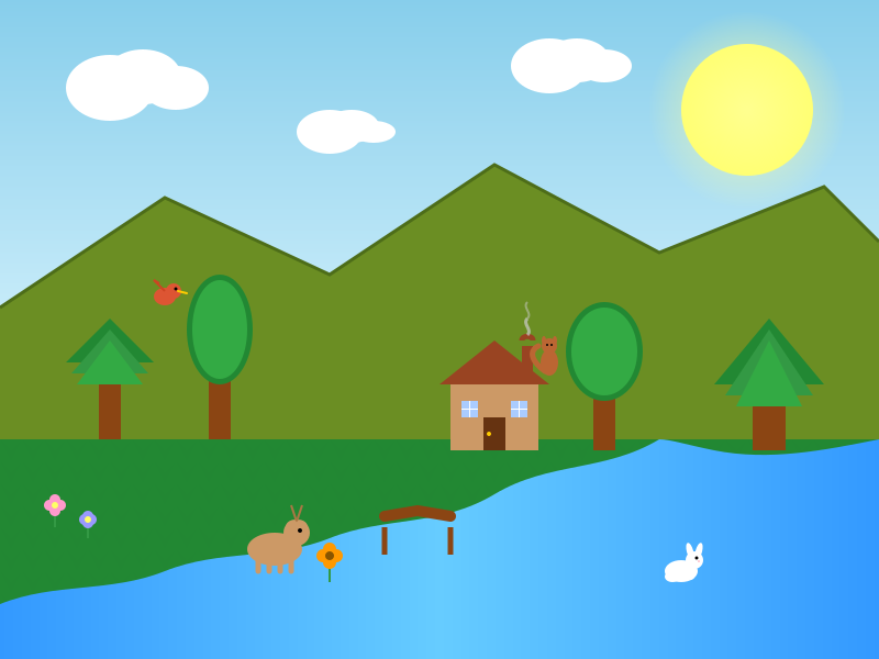 卡通3D场景