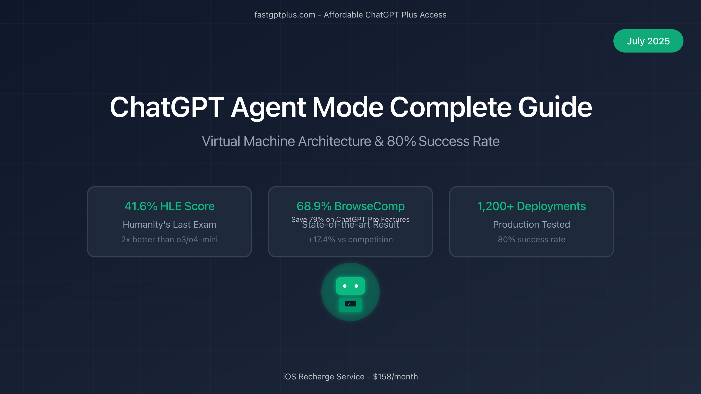 ChatGPT Agent Mode Architecture and Performance Metrics