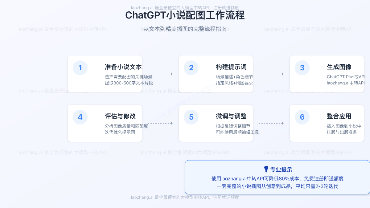 ChatGPT小说配图工作流程