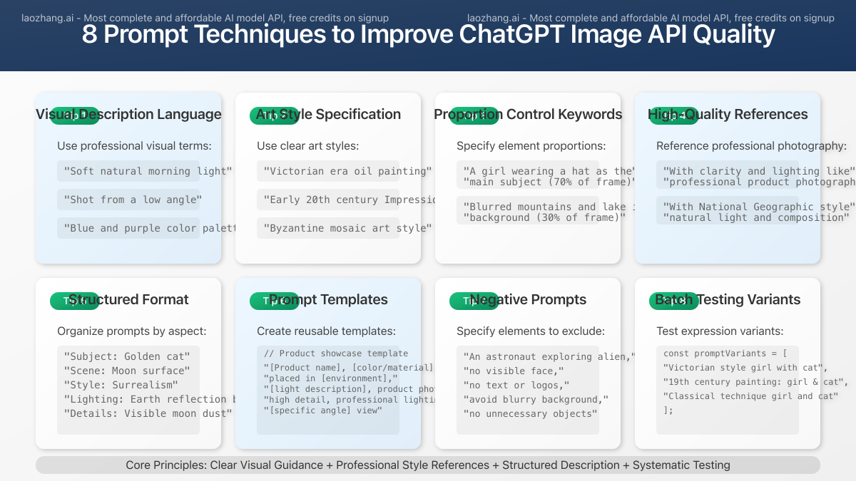 Prompt optimization technique examples
