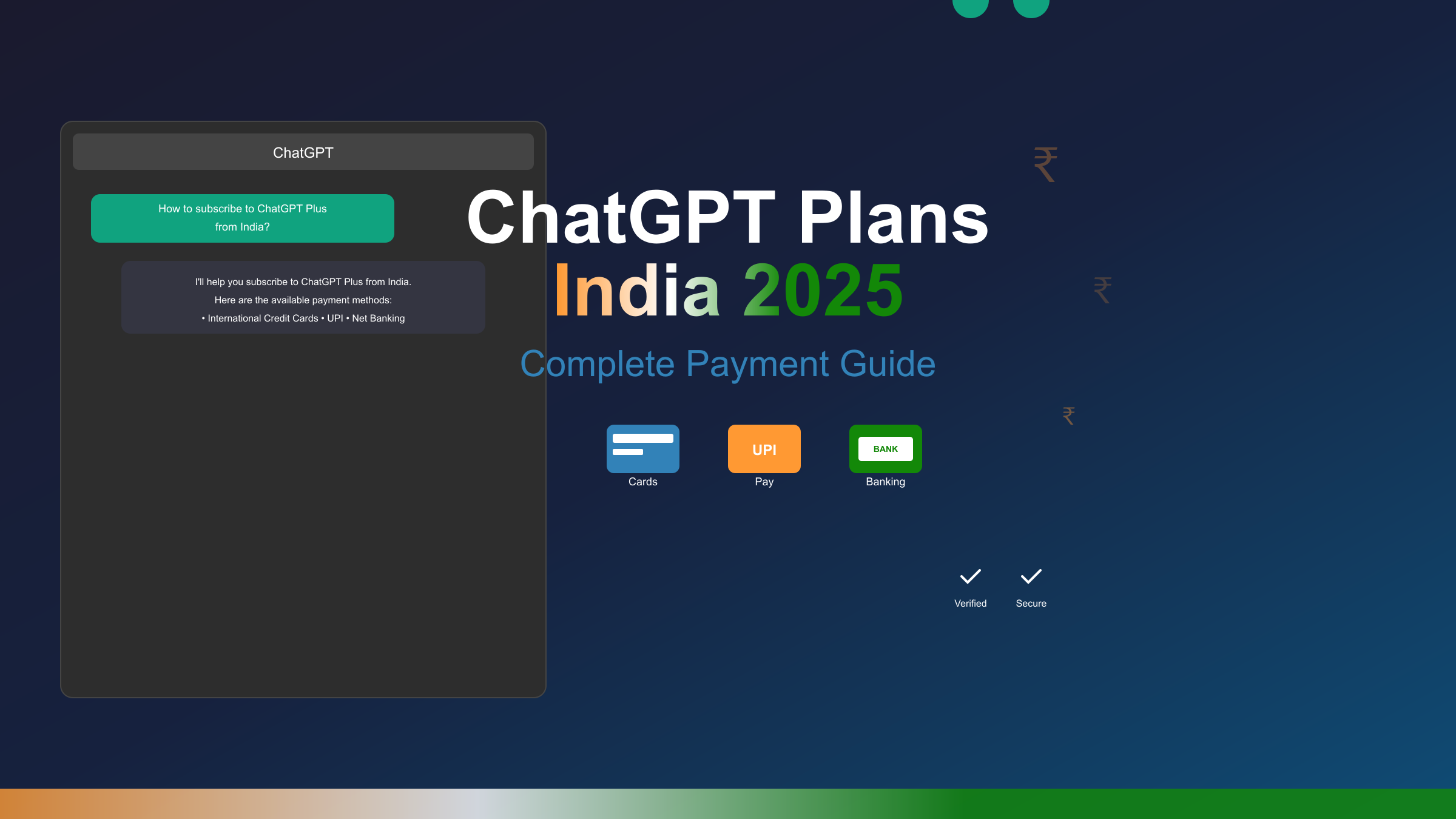 ChatGPT Subscription Plans India 2025 - Complete Payment Guide