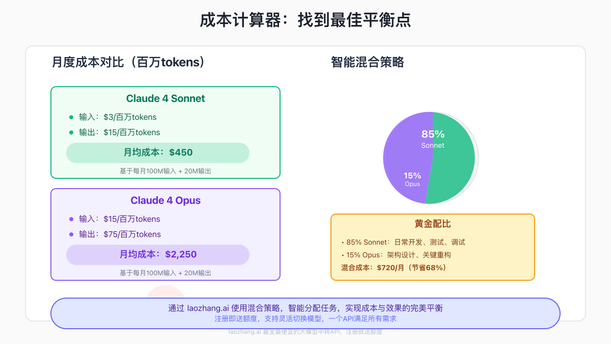 成本计算器:找到最佳平衡点