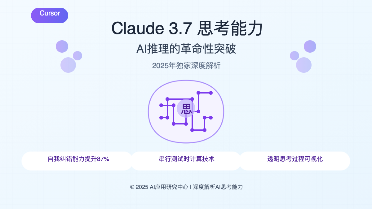 Claude 3.7思考能力革命性突破