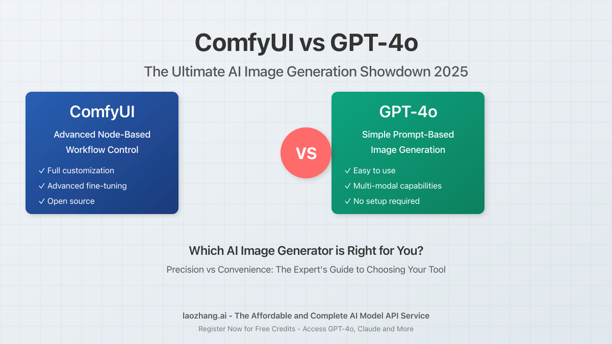 ComfyUI vs GPT-4o Comparison