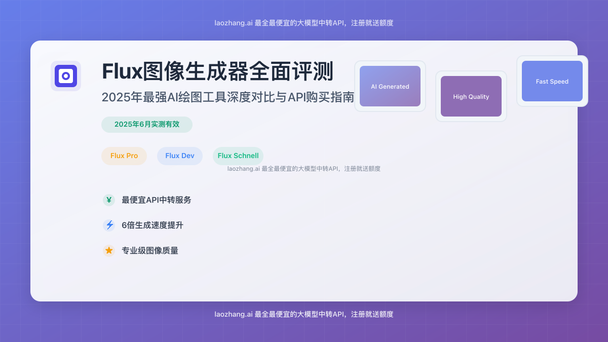 Flux图像生成器全面评测封面