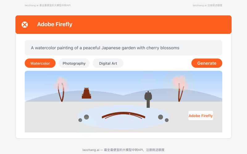 Sample image generated with Adobe Firefly