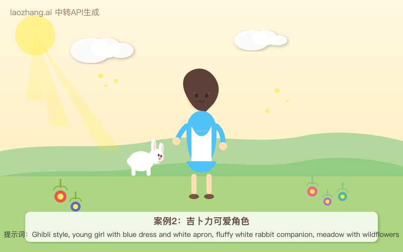 宠物的吉卜力风格重绘案例
