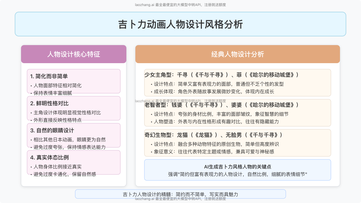 吉卜力动画主要人物设计风格分析