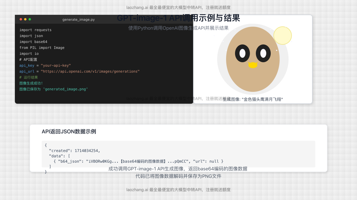 API代码调用结果示例