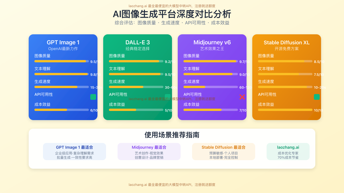 AI图像生成平台功能对比