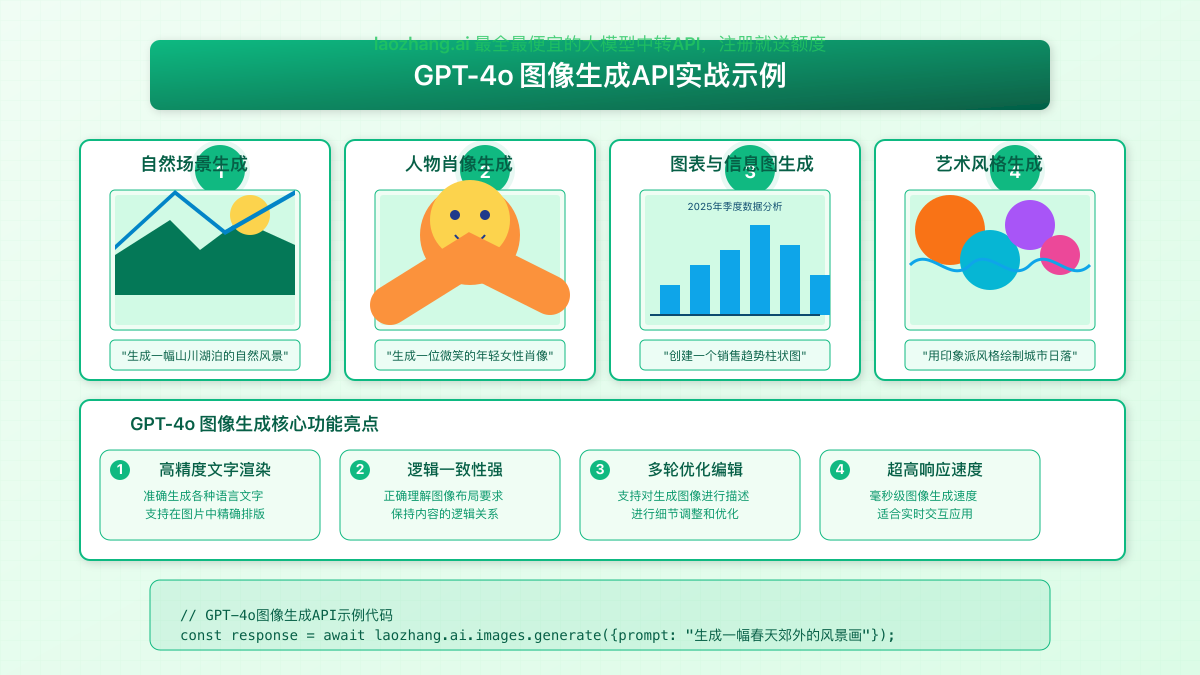 GPT-4o图像生成API样例展示