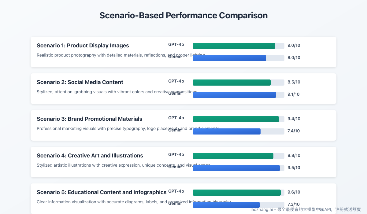 Model Performance Comparison in Different Scenarios