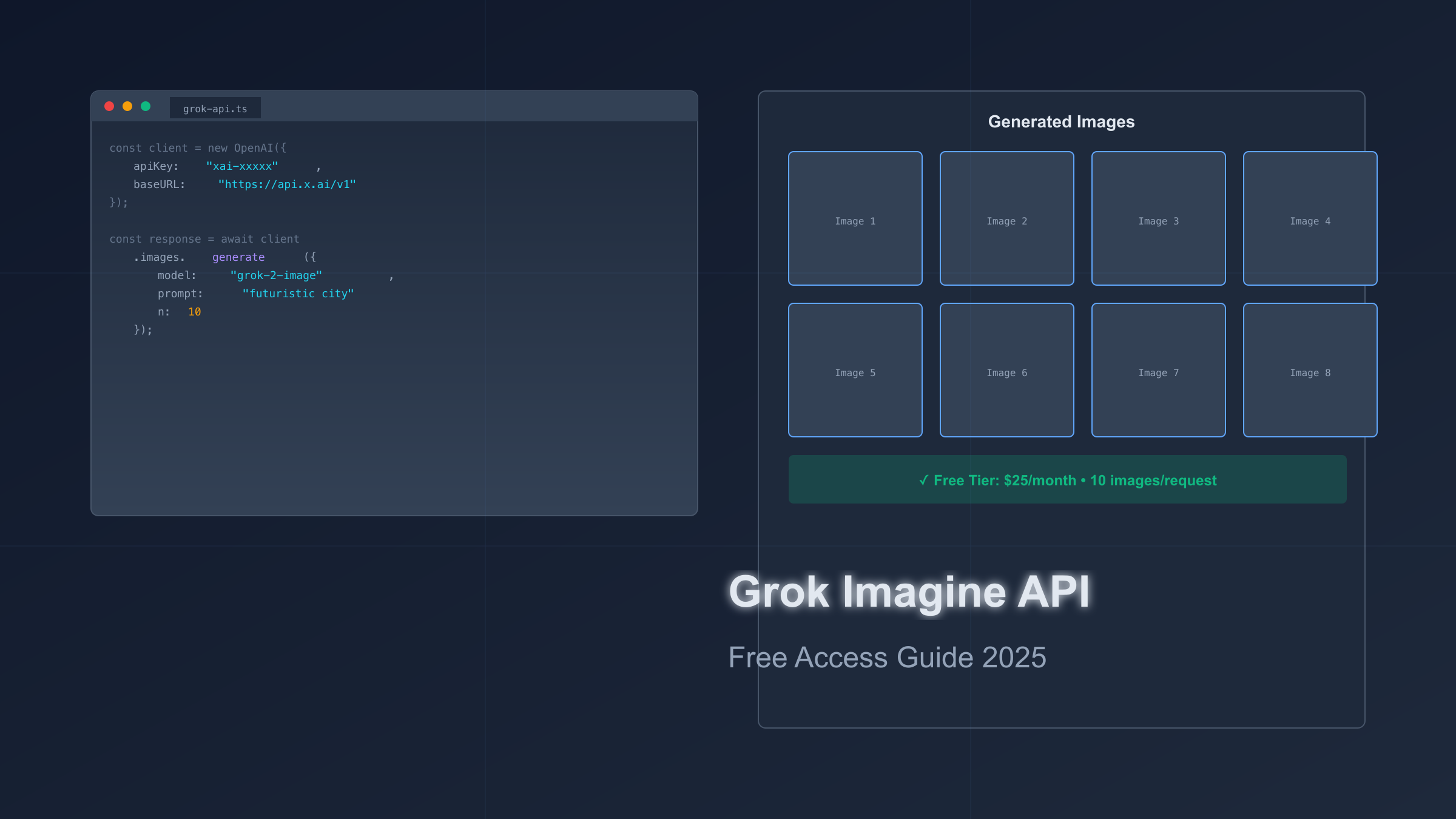 Grok Imagine API覆盖图