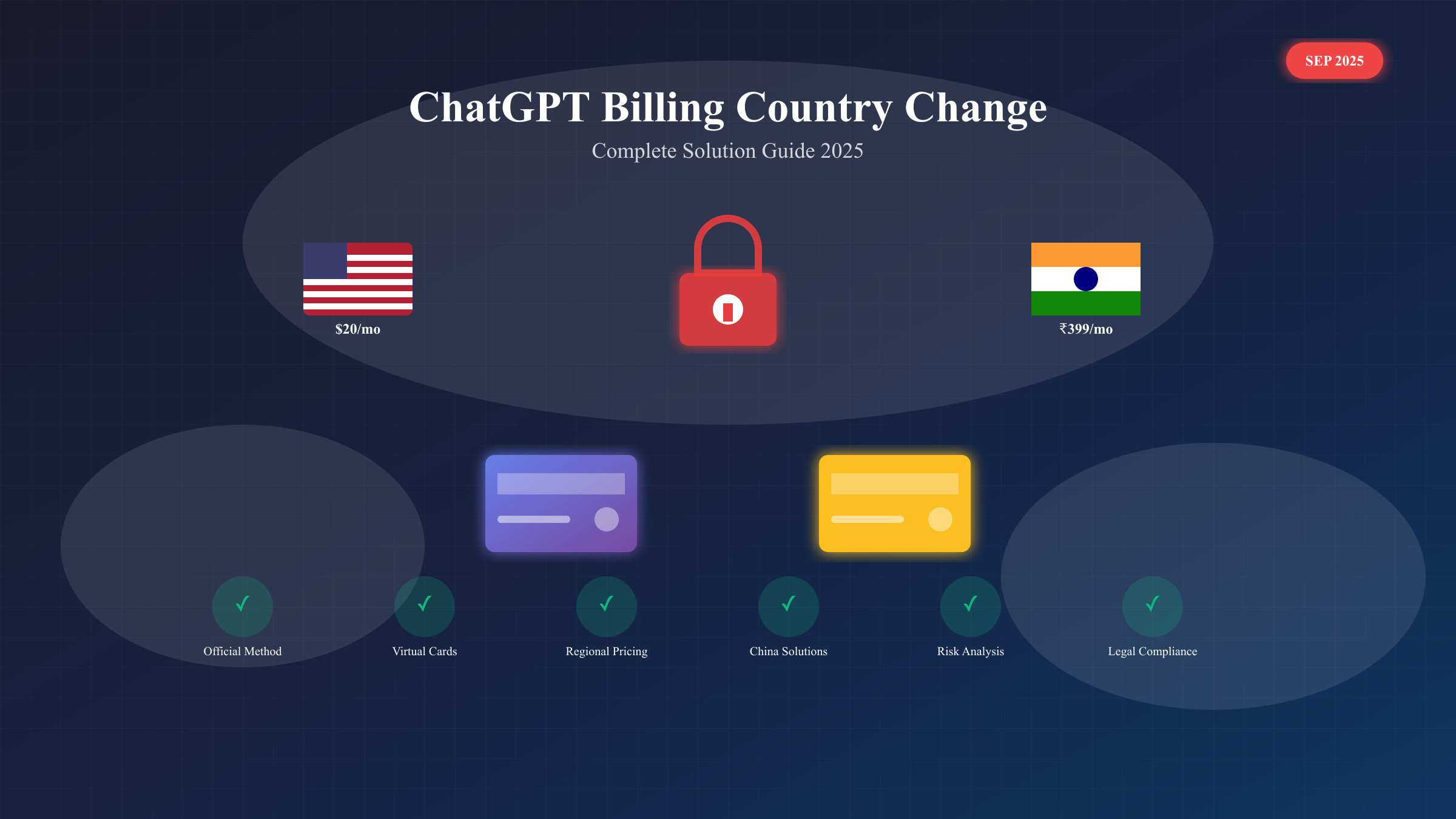 ChatGPT账单国家更改完整指南