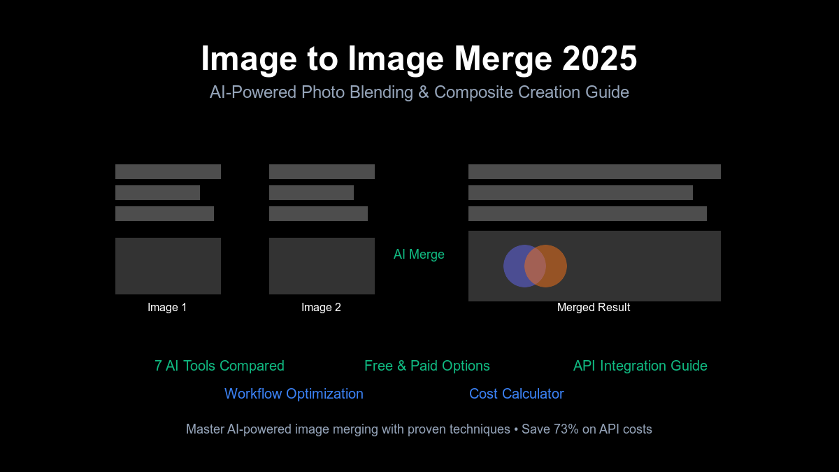 Image to Image Merge 2025 - AI-powered photo blending and composite creation guide