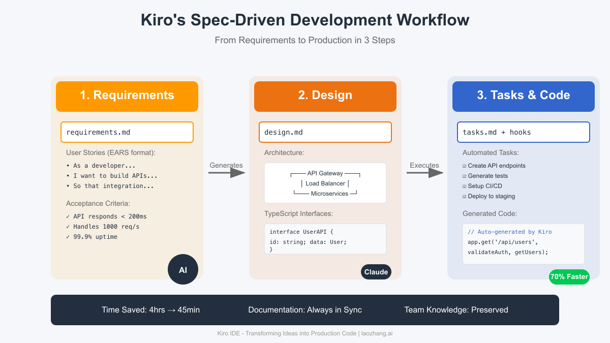 Kiro's Spec-Driven Development Workflow
