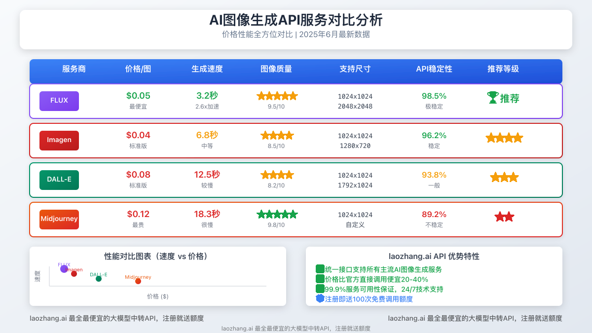 AI图像生成API服务对比分析