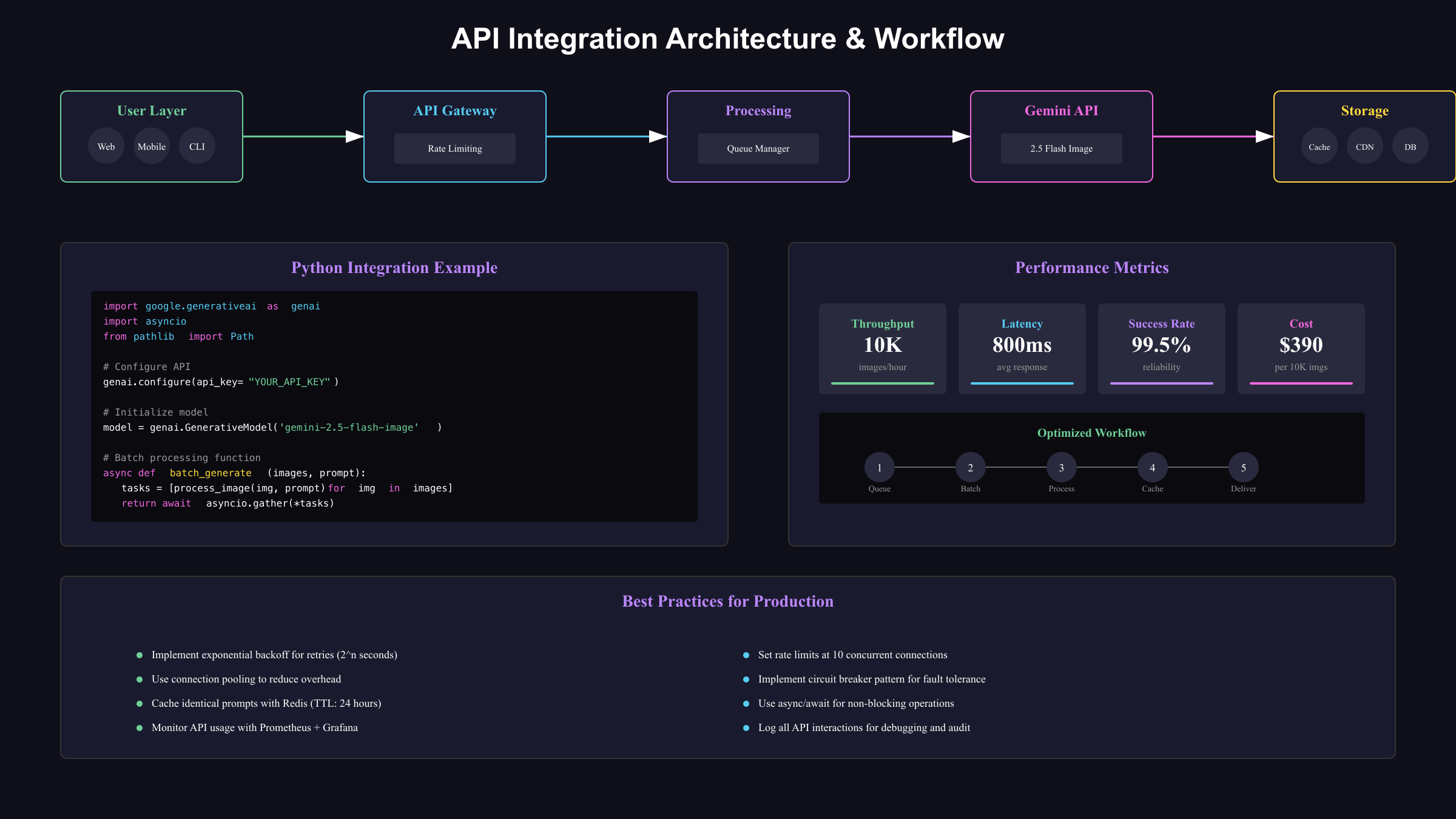 API Integration Architecture and Workflow