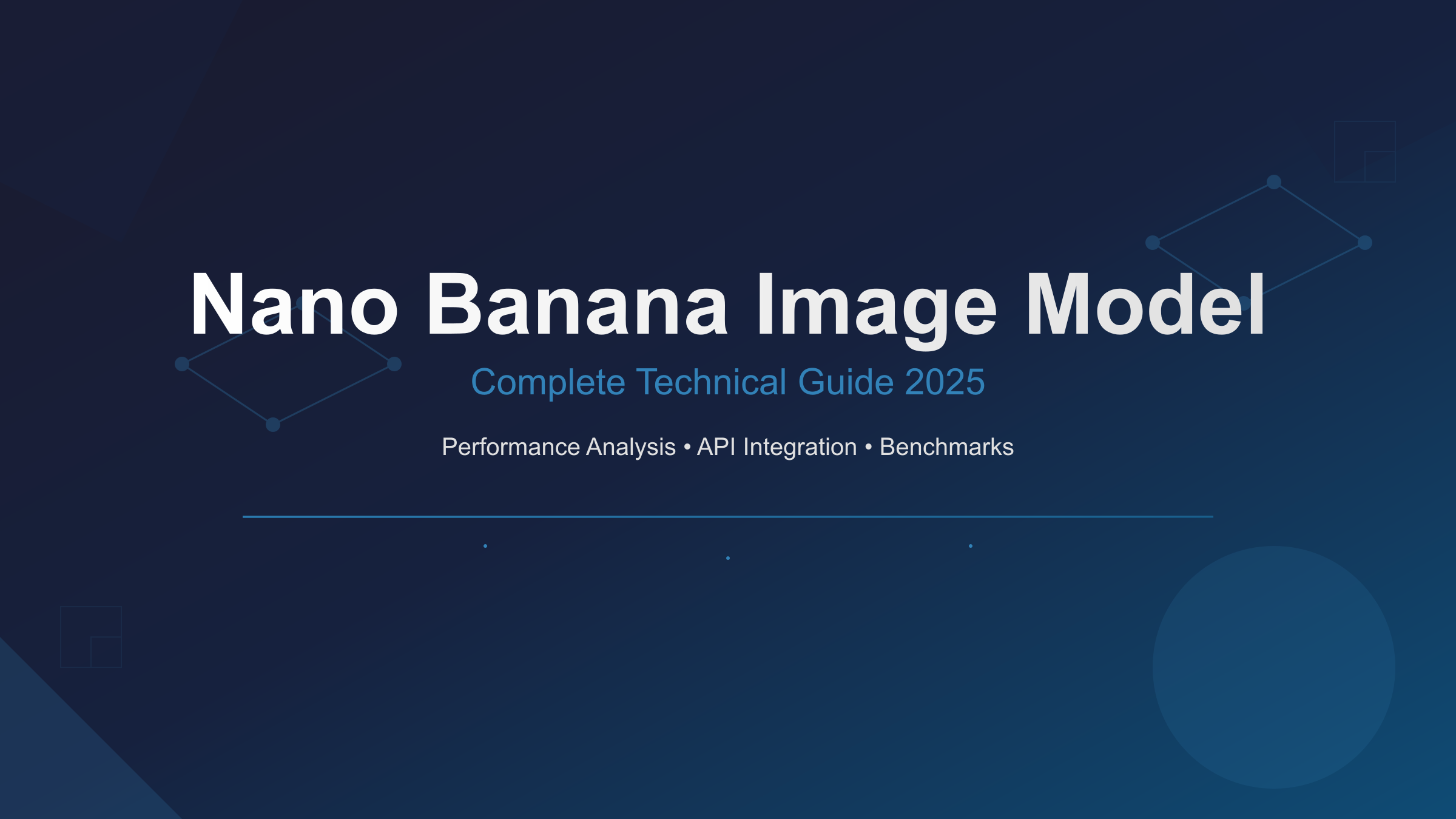 Nano Banana Image Model Cover