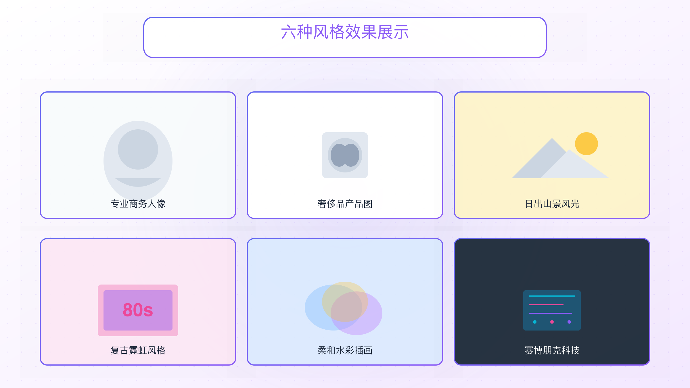 Nano Banana生成的多种风格效果展示