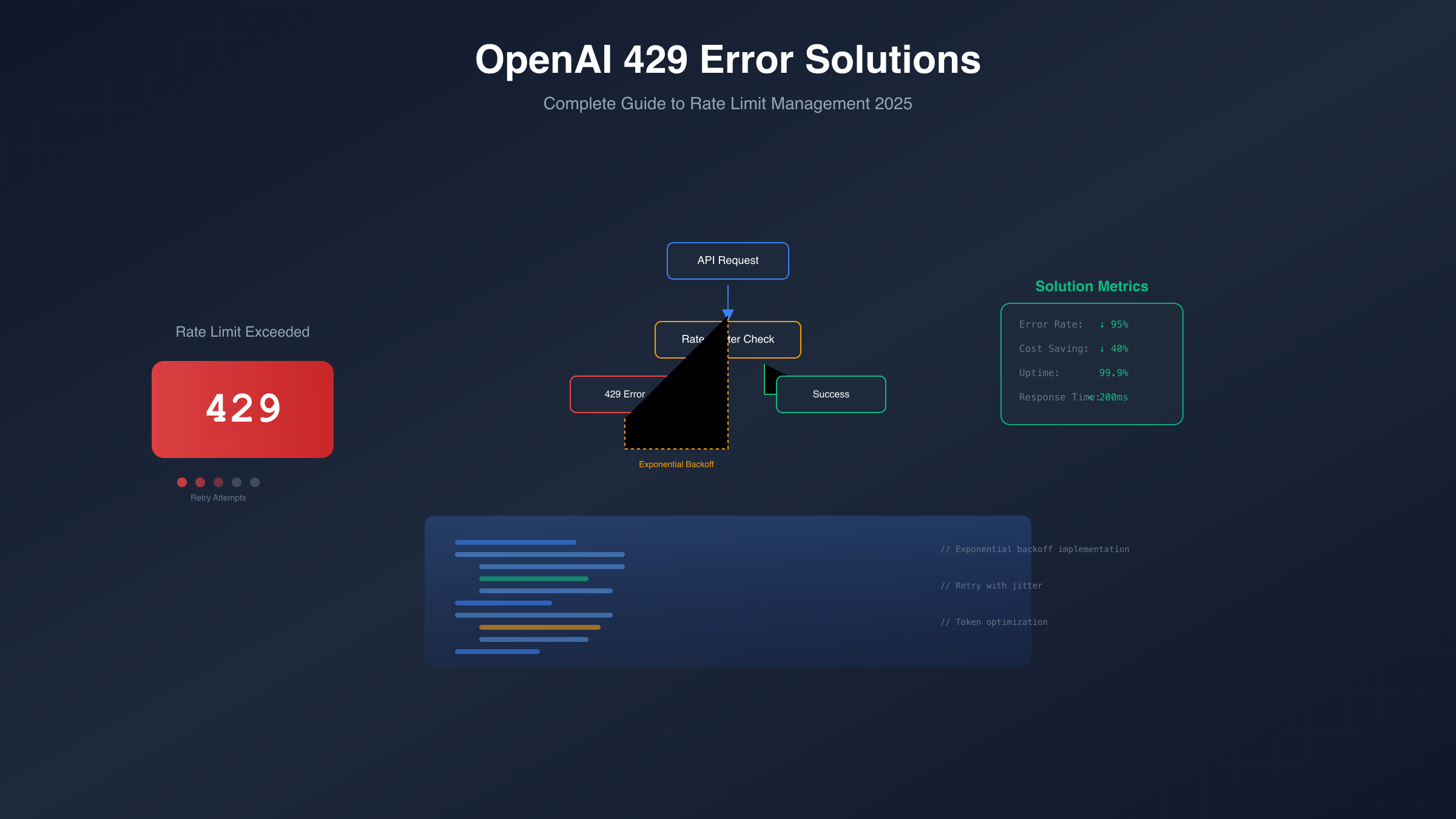 OpenAI 429错误解决方案架构图