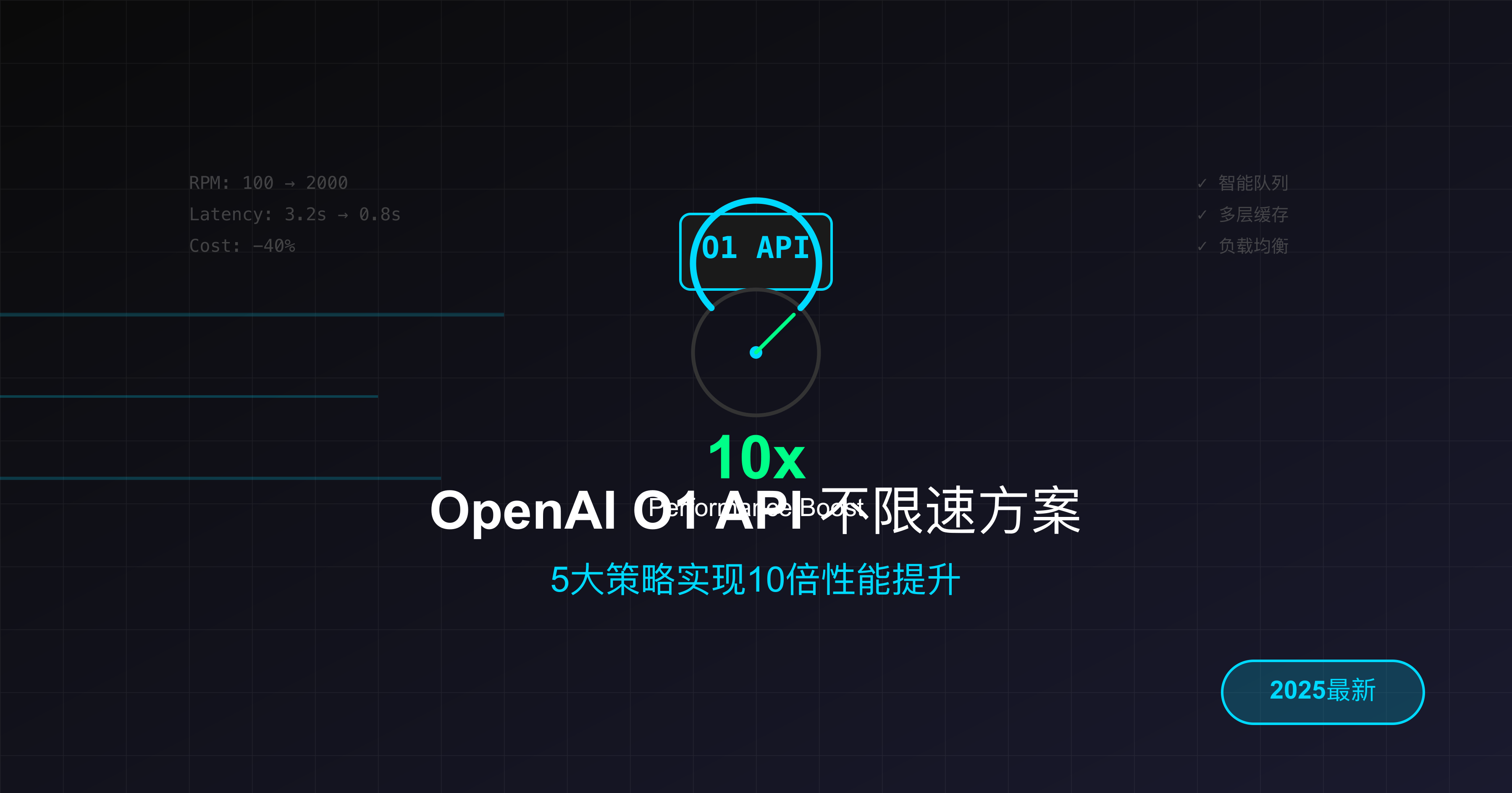 OpenAI O1 API不限速方案：10倍性能提升的5大策略（2025最新） - Cursor IDE 博客