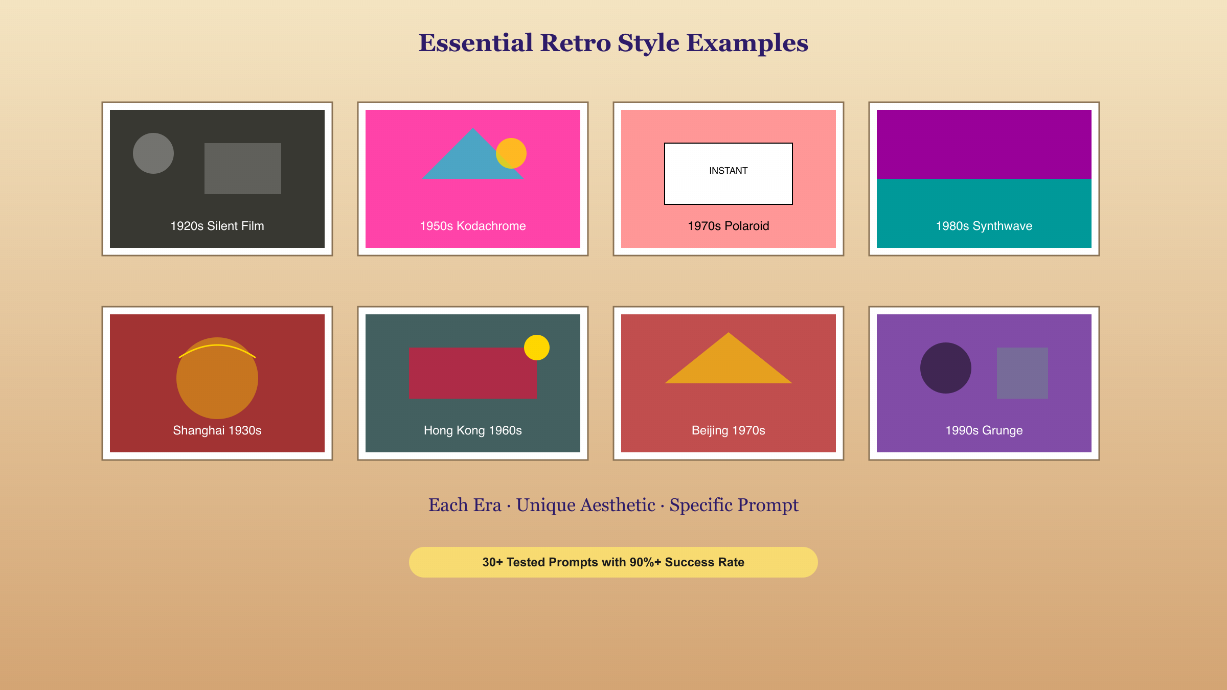 Essential Retro Style Examples and Results