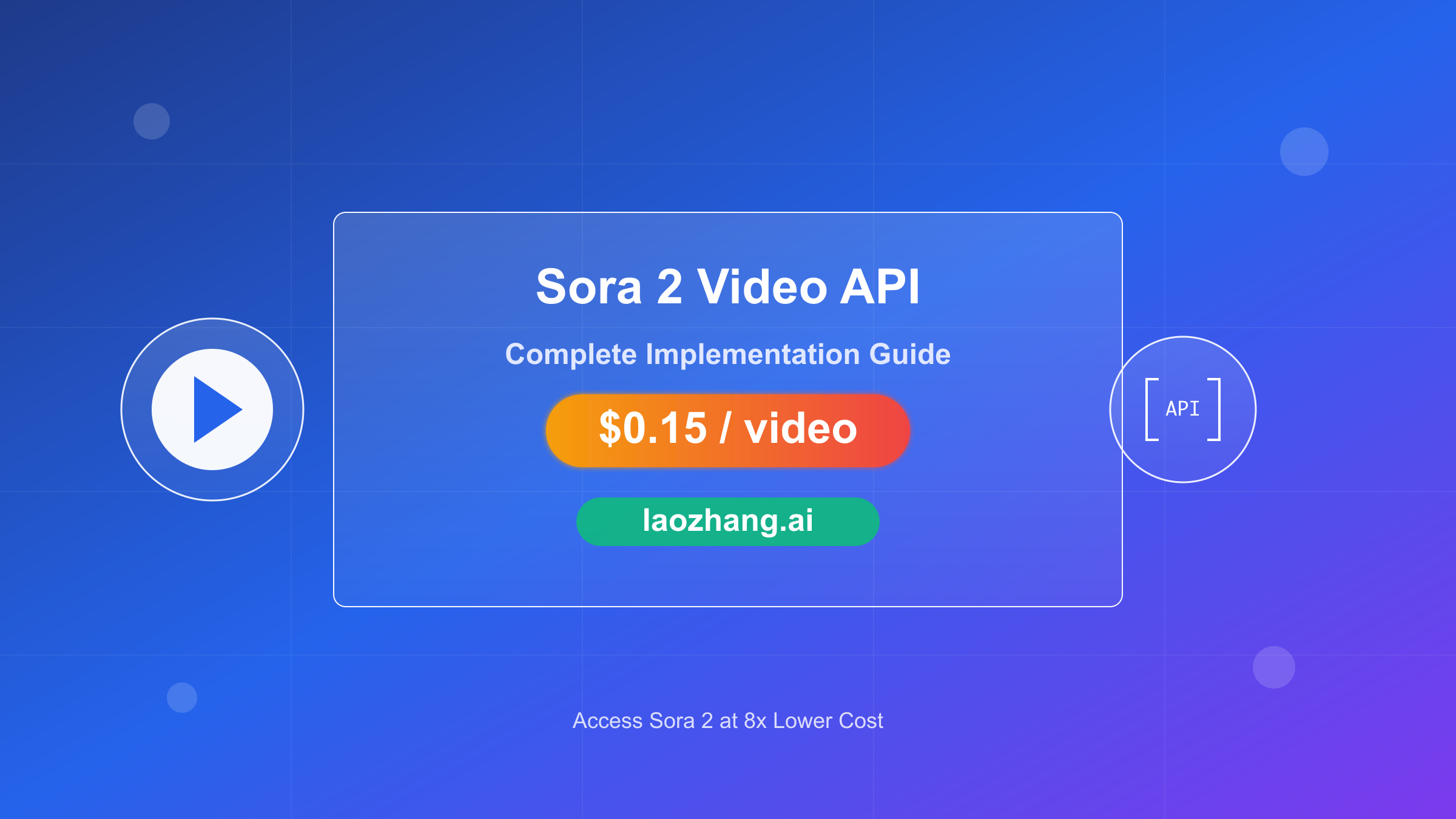 Sora 2 Video API Access with laozhang.ai